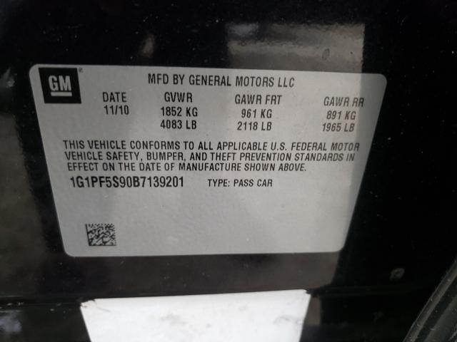 2011 CHEVROLET CRUZE LT 1G1PF5S90B7139201