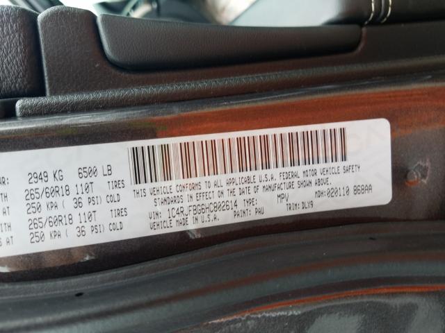 2017 JEEP GRAND CHER 1C4RJFBG6HC802614