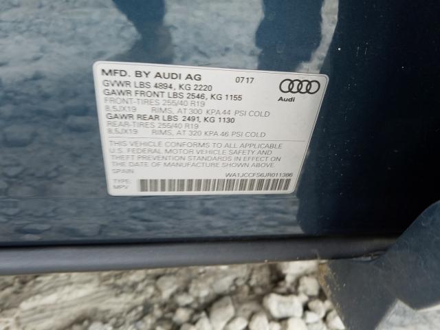 2018 AUDI Q3 PREMIUM WA1JCCFS6JR011386