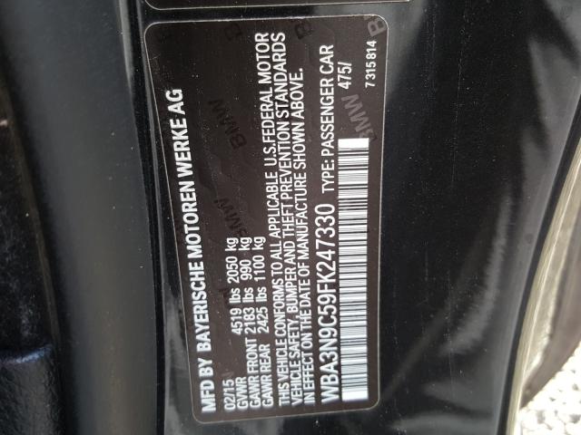 2015 BMW 428 XI WBA3N9C59FK247330