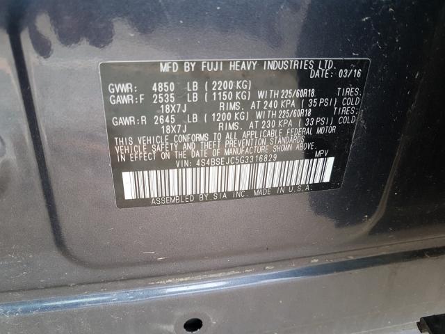 2016 SUBARU OUTBACK 3. 4S4BSEJC5G3316829