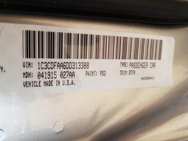 2013 DODGE DART SE 1C3CDFAA6DD313388