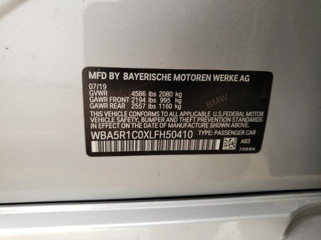 2020 BMW 330I WBA5R1C0XLFH50410