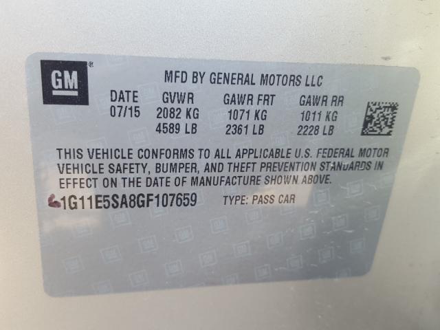 2016 CHEVROLET MALIBU LIM 1G11E5SA8GF107659