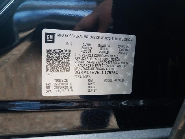 2020 GMC TERRAIN SL 3GKALTEV6LL175754