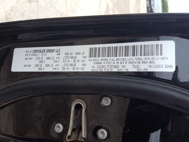 2015 RAM 2500 ST 3C6UR5CL7FG570664