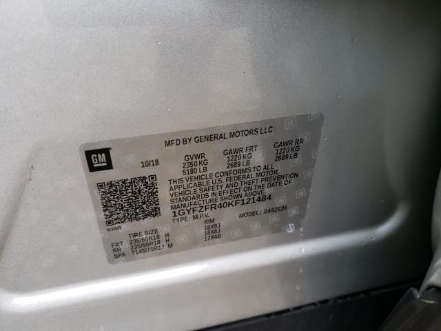 2019 CADILLAC XT4 SPORT 1GYFZFR40KF121484