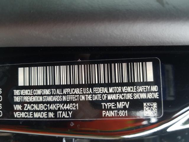 2019 JEEP RENEGADE T ZACNJBC14KPK44621
