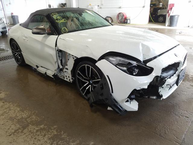 salvage title 2020 bmw z4 m40i 3 0l for sale in blaine mn 49364390 a better bid car auctions