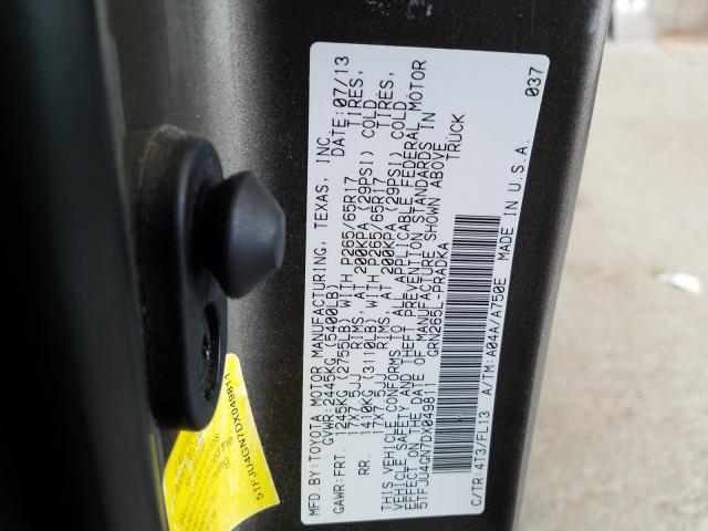 2013 TOYOTA TACOMA DOU 5TFJU4GN7DX049811