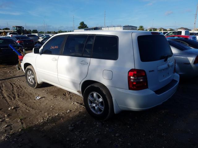 toyota highlander 2003 vin jtegd21a330055032