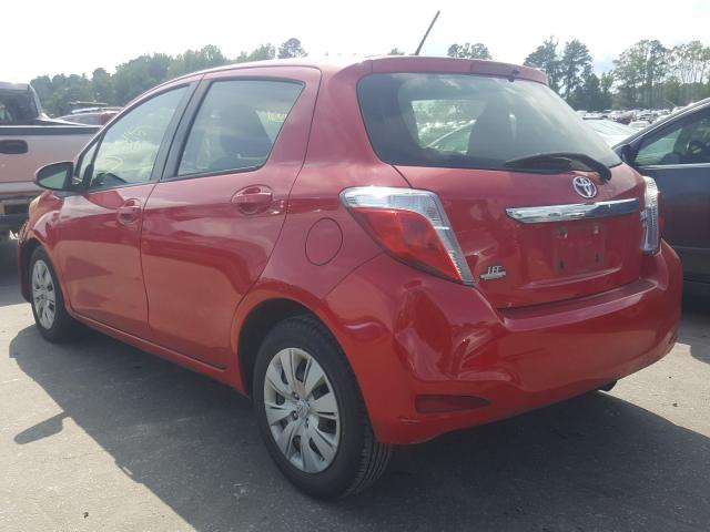 2013 TOYOTA YARIS JTDKTUD39DD569620