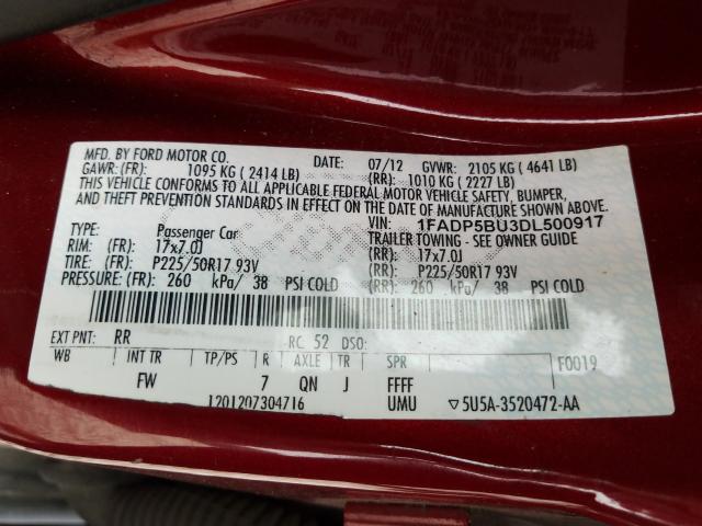 2013 FORD C-MAX SEL 1FADP5BU3DL500917