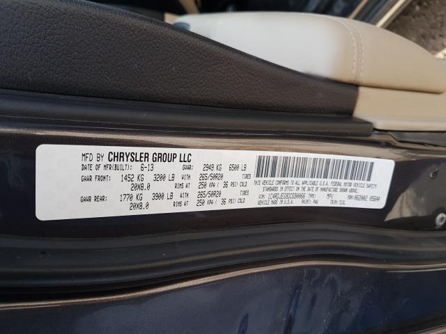 2013 DODGE DURANGO CI 1C4RDJEG9DC690066