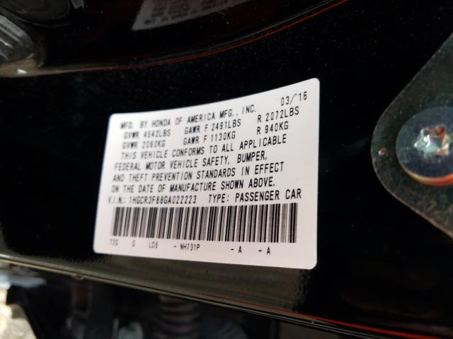 2016 HONDA ACCORD EXL 1HGCR3F88GA022223
