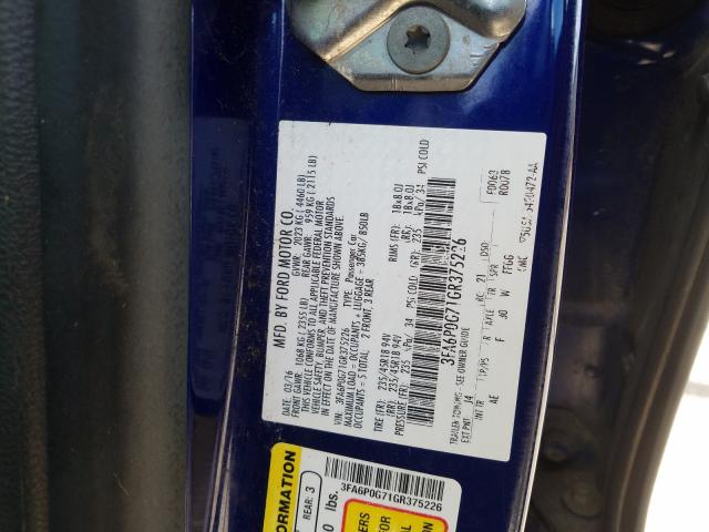 2016 FORD FUSION S 3FA6P0G71GR375226