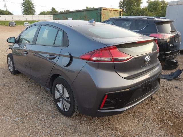 2017 HYUNDAI IONIQ BLUE KMHC65LC3HU049014