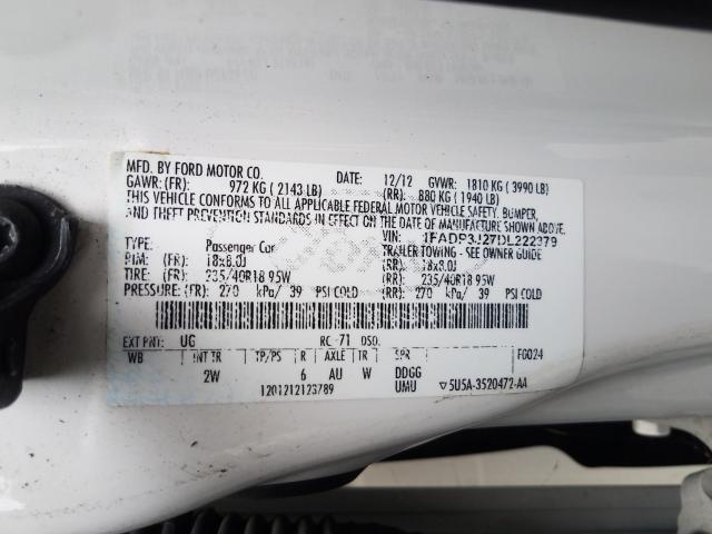 2013 FORD FOCUS TITA - 1FADP3J27DL222379