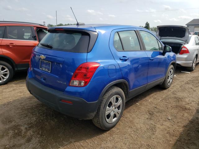 2016 CHEVROLET TRAX LS KL7CJKSB9GB717335