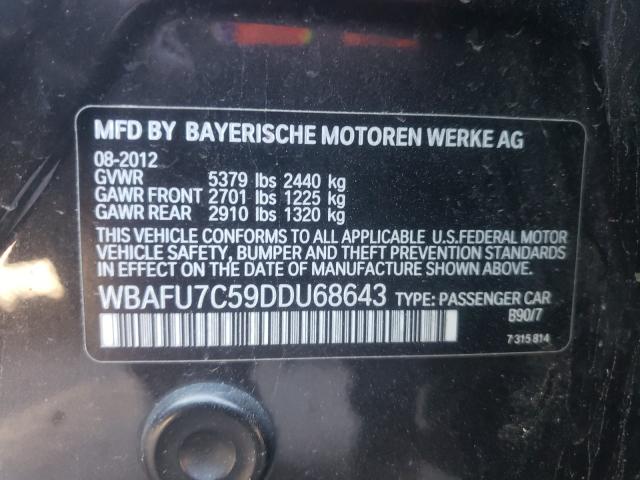 2013 BMW 535 XI WBAFU7C59DDU68643