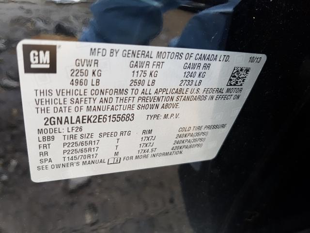 2014 CHEVROLET EQUINOX LS 2GNALAEK2E6155683