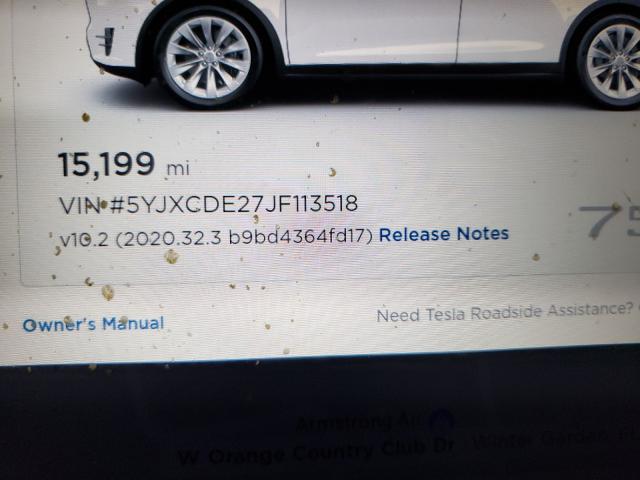 2018 TESLA MODEL X 5YJXCDE27JF113518