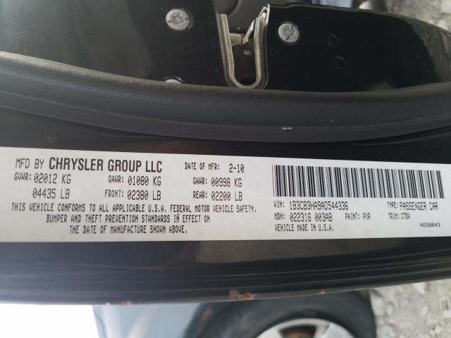 2010 DODGE CALIBER MA 1B3CB3HA9AD544336