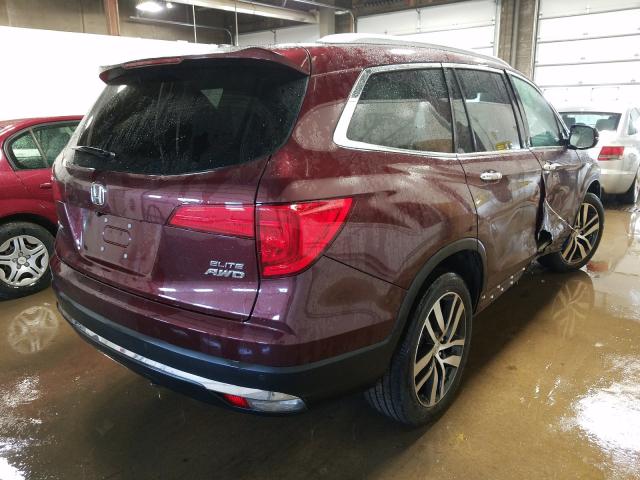2016 HONDA PILOT ELIT 5FNYF6H02GB043792