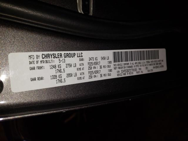 2013 DODGE JOURNEY SX 3C4PDCBG7DT701691