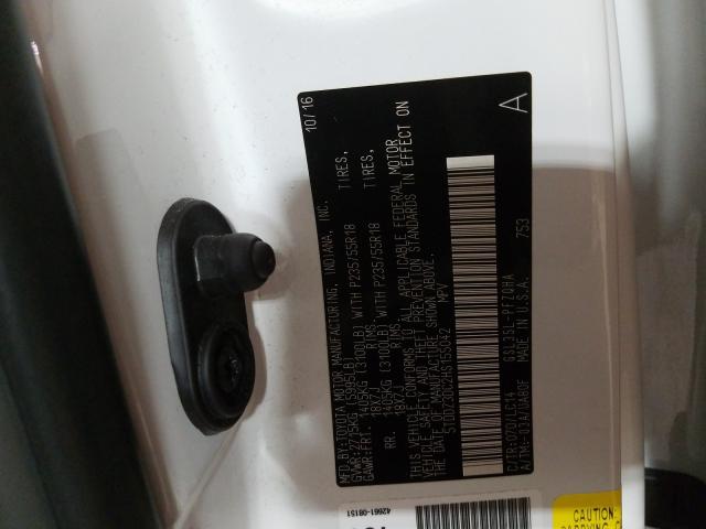 2017 TOYOTA SIENNA XLE 5TDDZ3DC2HS155042