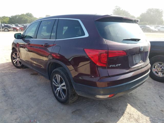 2017 HONDA PILOT EXL 5FNYF5H87HB017724