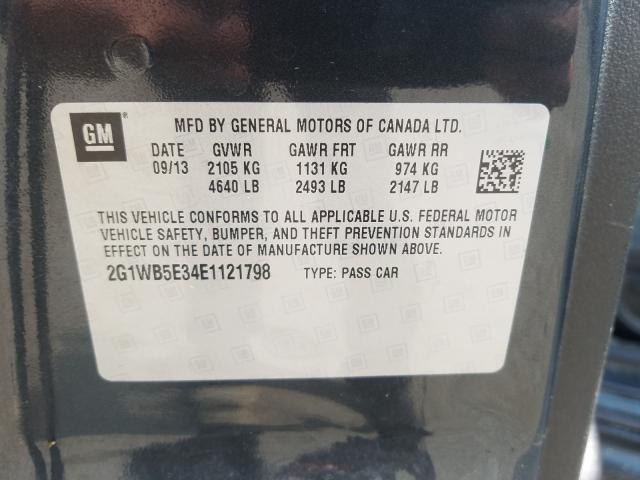 2014 CHEVROLET IMPALA LIM 2G1WB5E34E1121798
