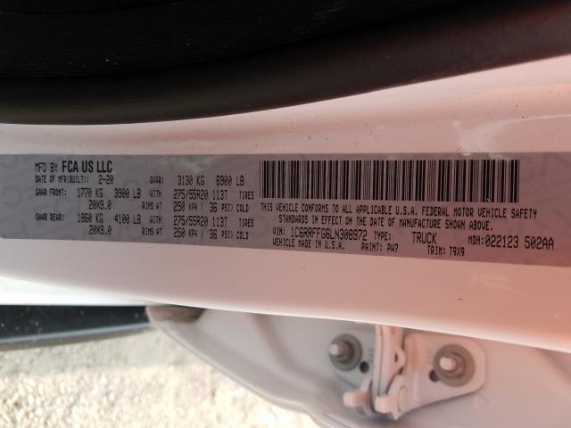 2020 RAM 1500 1C6RRFFG6LN308972