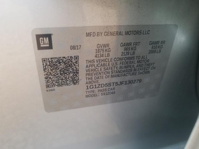 2018 CHEVROLET MALIBU LT 1G1ZD5ST5JF130279