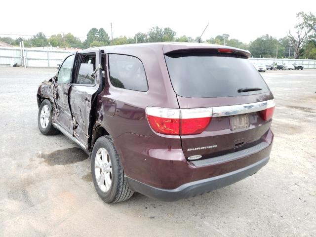 2012 DODGE DURANGO SX 1C4RDHAG6CC237245