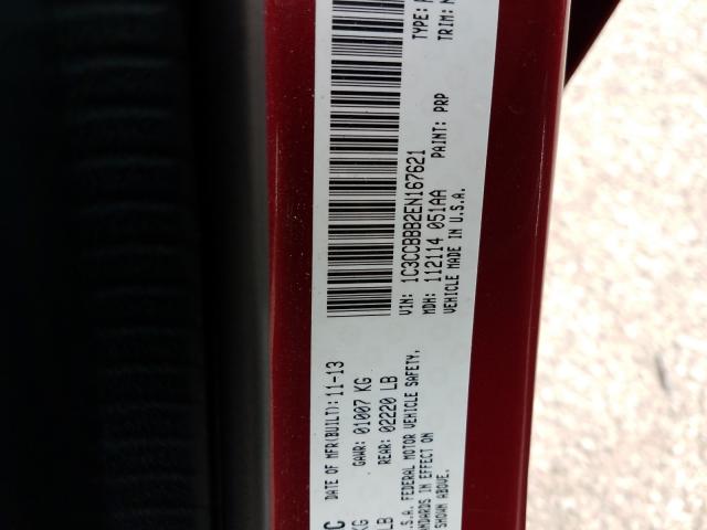 2014 CHRYSLER 200 TOURIN 1C3CCBBB2EN167621
