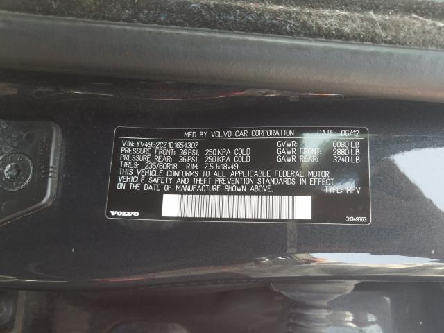 2013 VOLVO XC90 3.2 YV4952CZ1D1654307