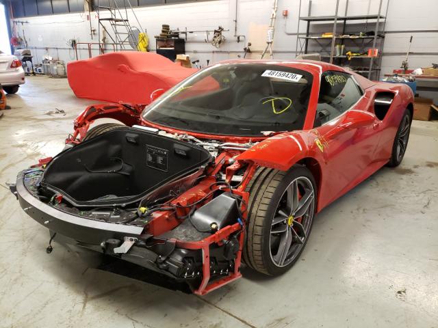 VIN ZFF80AMA8J0237186 2018 Ferrari 488 no.2