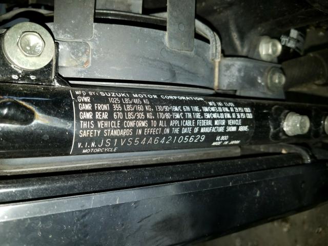 2004 SUZUKI VL800 JS1VS54A642105629