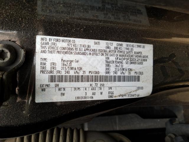 2013 FORD FOCUS SE - 1FADP3F22DL213369