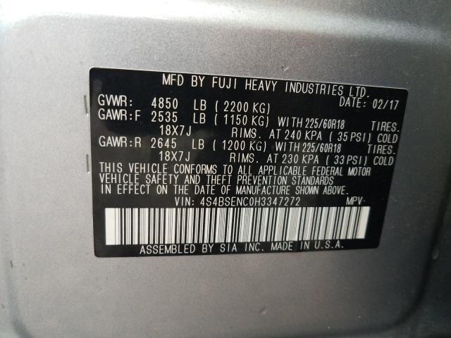 2017 SUBARU OUTBACK 3. 4S4BSENC0H3347272
