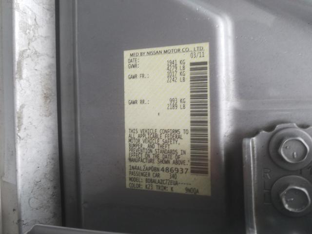 2011 NISSAN ALTIMA BAS 1N4AL2AP0BN486937