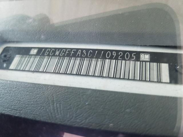 2012 CHEVROLET EXPRESS 1GCWGFFA3C1109205