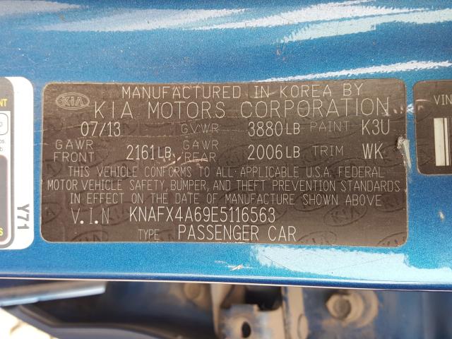 2014 KIA FORTE LX KNAFX4A69E5116563