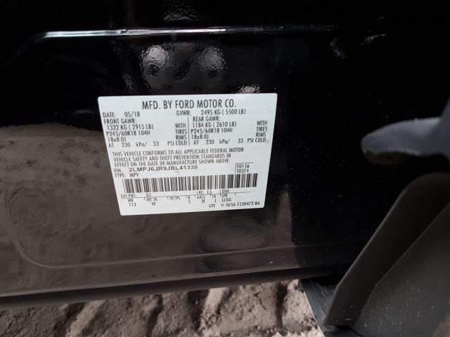2018 LINCOLN MKX PREMIE 2LMPJ6JR9JBL41330