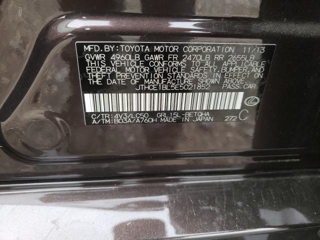 2014 LEXUS GS 350 JTHCE1BL5E5021852