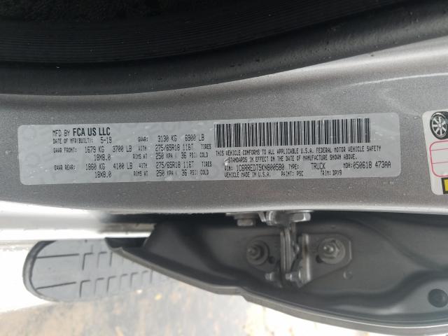 2019 DODGE RAM 1C6RREDT5KN800580