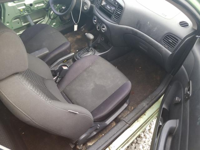 2010 HYUNDAI ACCENT BLU KMHCM3AC5AU160022