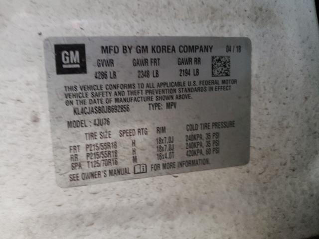 2018 BUICK ENCORE PRE KL4CJASB0JB692856