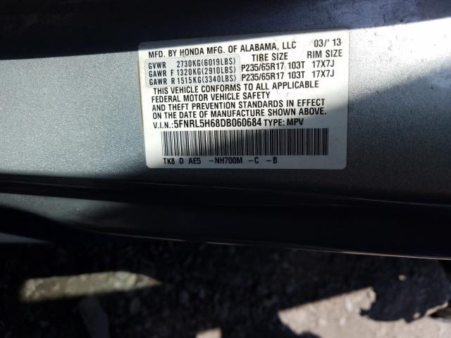 2013 HONDA ODYSSEY EX 5FNRL5H68DB060684